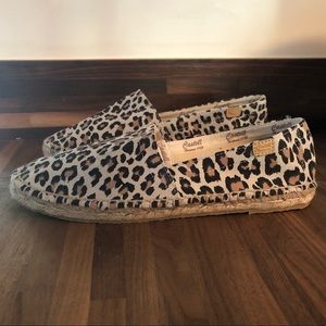 Castell Leopold Suede Espadrilles Size 9